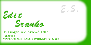 edit sranko business card