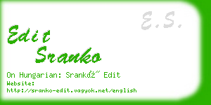 edit sranko business card